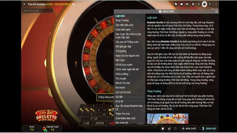 roullete live casino
