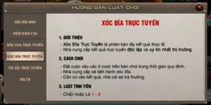 Xóc đĩa trực tuyến là gì?